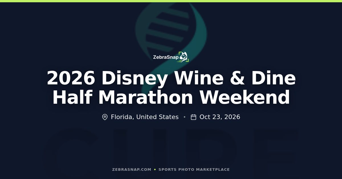Weekend Pictures Photos & albums for 2026 Disney Wine & Dine Half Marathon Weekend ...