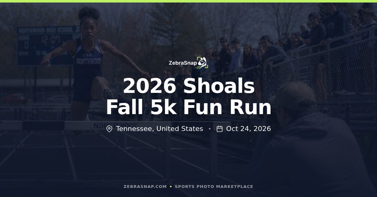Zdjęcia i albumy z wydarzenia 2026 Shoals Fall 5k Fun Run - ZebraSnap