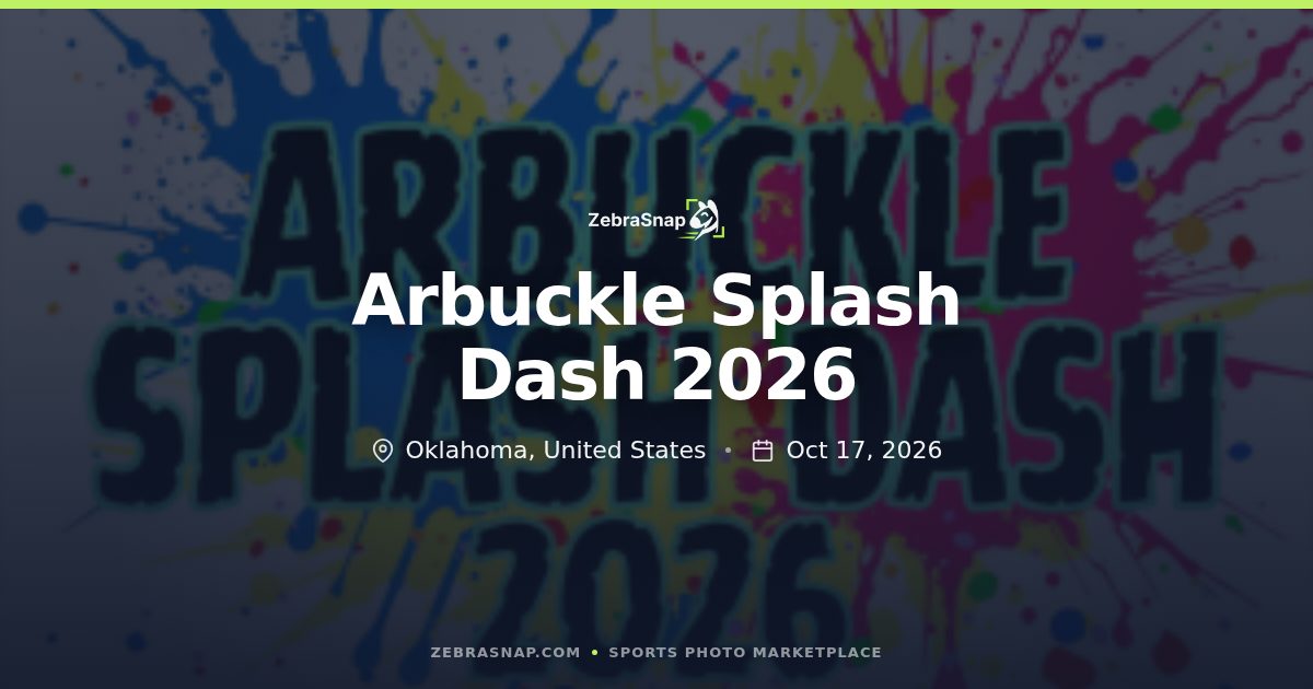 Fotos y álbumes de Arbuckle Splash Dash 2026 - ZebraSnap