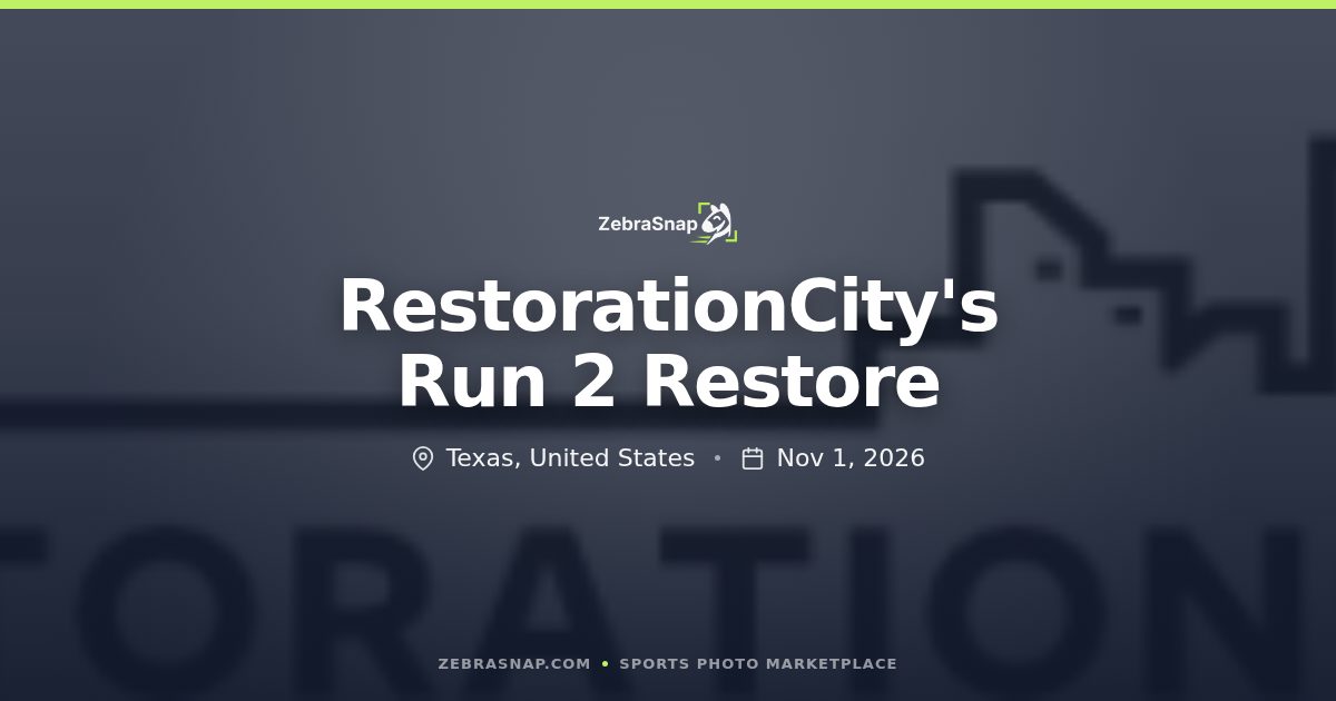 Photos & albums for RestorationCity's Run 2 Restore - ZebraSnap