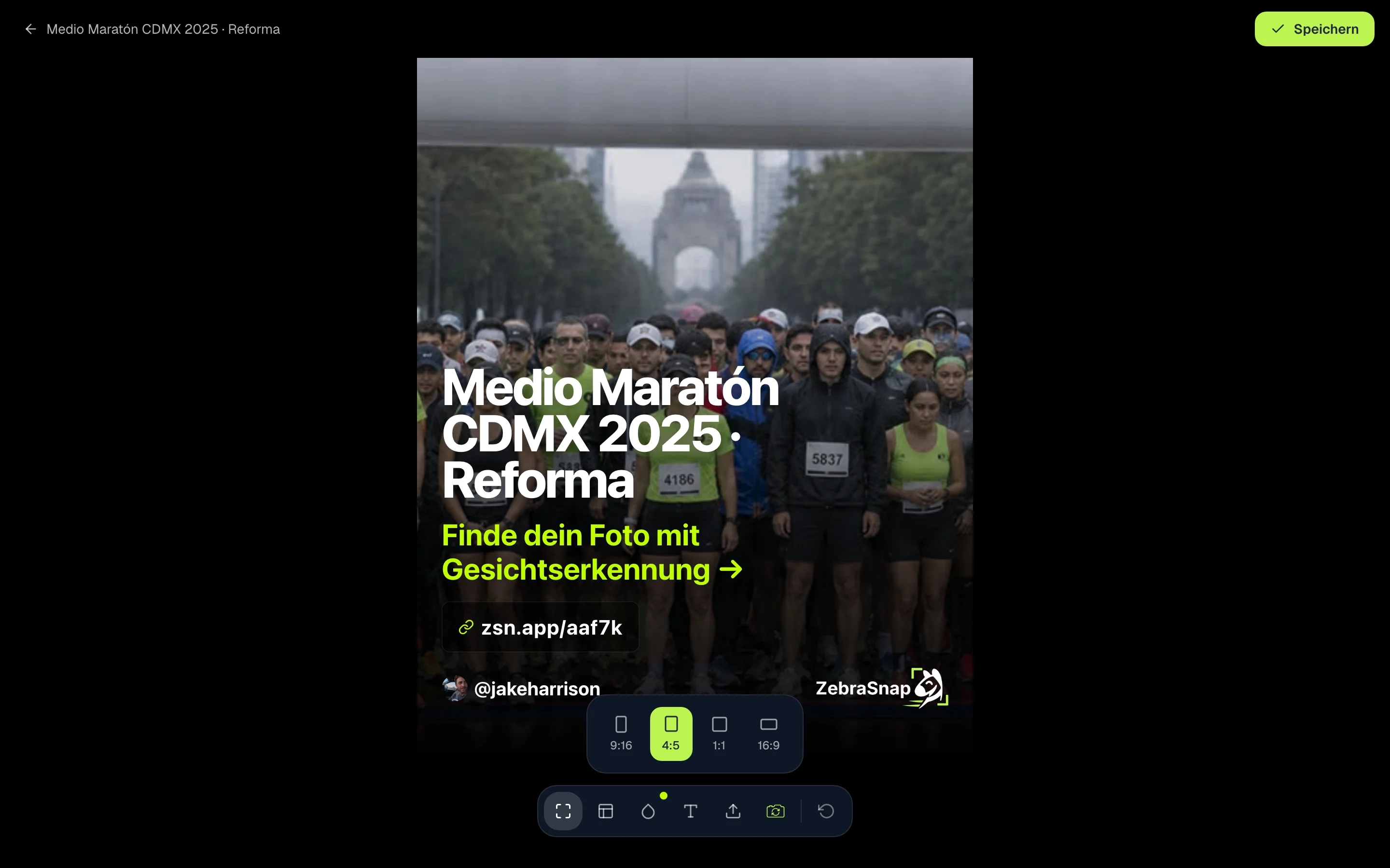 Format 4:5 für den Feed
